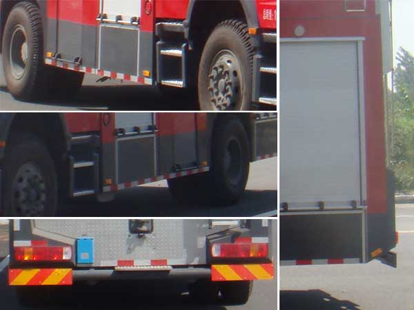 國(guó)五重汽豪沃8噸水罐消防車